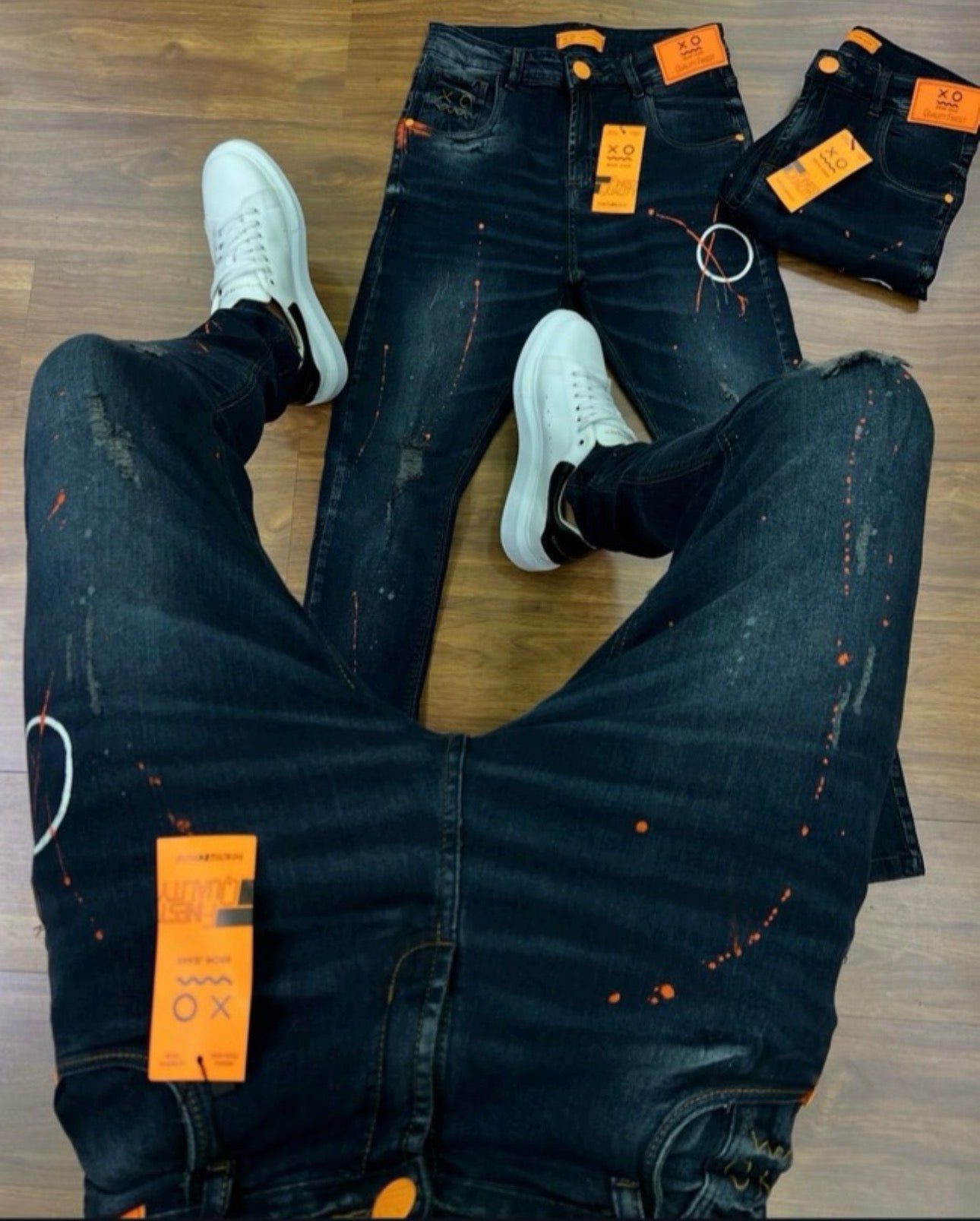 Calça Jeans Modelo Jogador