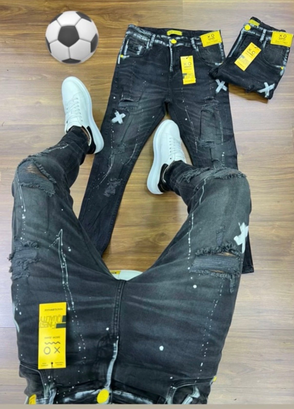 Calça Jeans Modelo Jogador