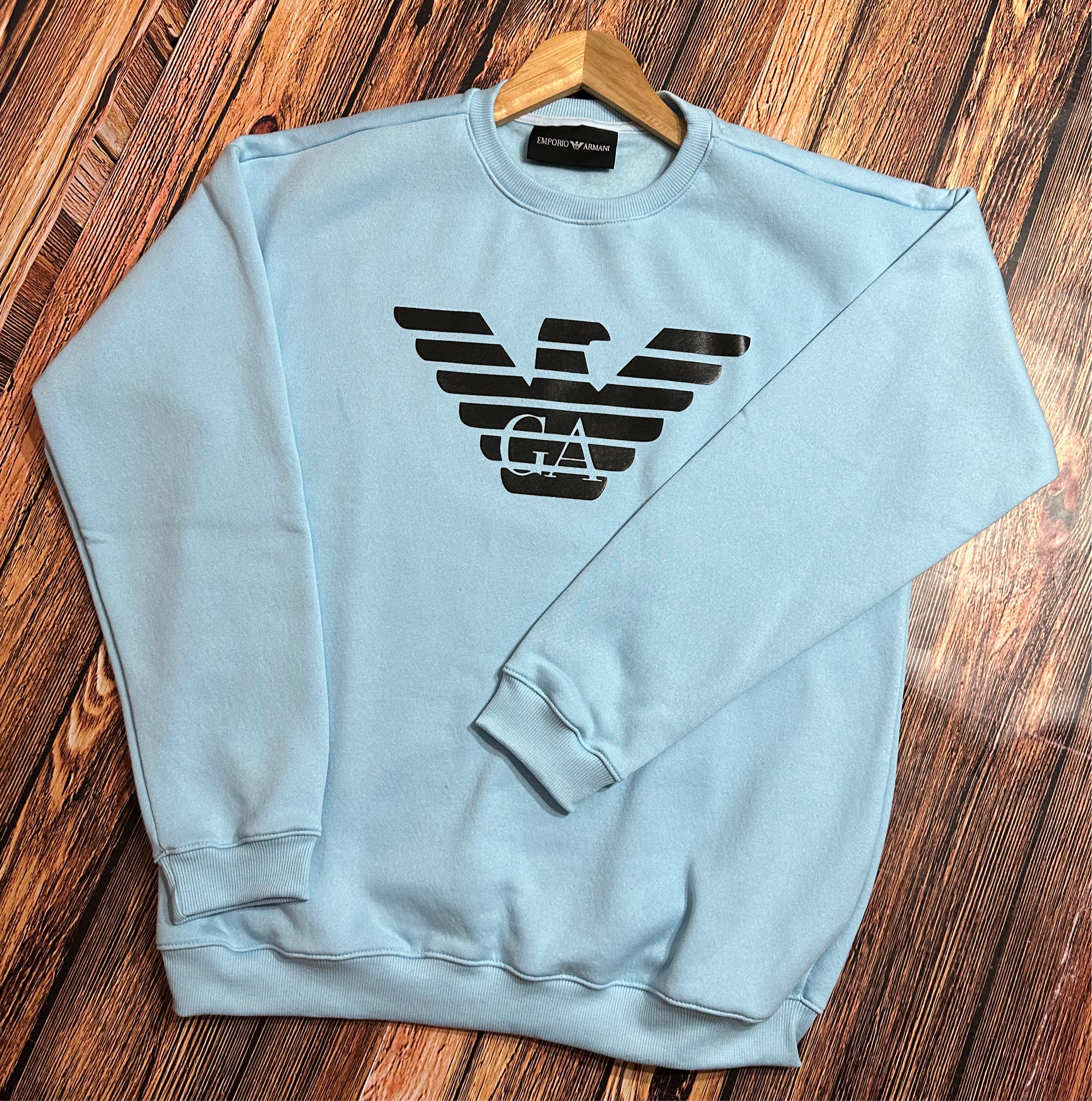 Moletom Gola Careca Empório Armani